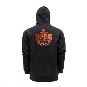 Grundéns Displacement DWR hoodie logo anchor black