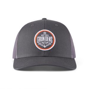 Grundéns Logo Anchor Trucker keps charcoal one-size