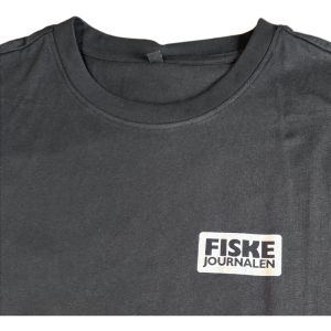 Fiskejournalen Logo t-shirt svart/beige