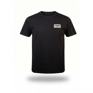 Fiskejournalen Logo t-shirt svart/beige large