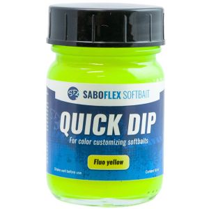 SaBoFlex Softbait Quick Dip 50 ml fluo gul
