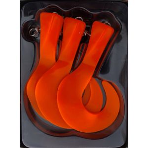 Headbanger Tail 23 cm ersättningsstjärtar orange 3-pack