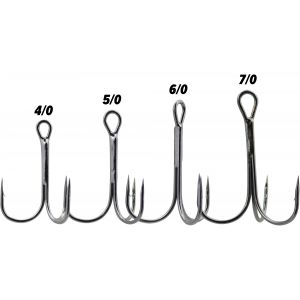 Svartzonker Black Series Long Shank trekrok 5/0, 50-pack