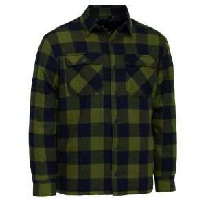 Kinetic Insulated fodrad skjorta olivgrön/svart x-large