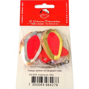 G. Erikssons Fiskeredskap Kvarting 50 röd (KSG) 1-pack