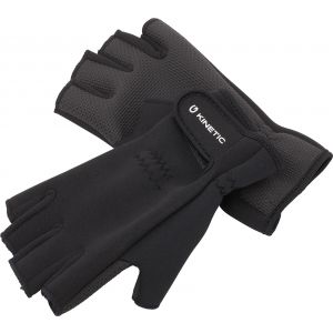 Kinetic Neoprene Half Finger handskar svart large