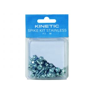 Kinetic stainless steel studs for wading boots 30-pack