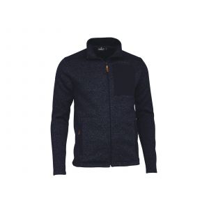 Kinetic Upland Knit allround fleecetröja marinblå