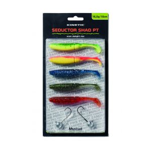 Kinetic Seductor Shad PT 10 cm [16.5 g] betesset scan delight mix 2+5-pack