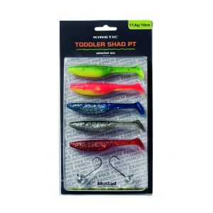 Kinetic Toddler Shad PT 10 cm [17.5 g] betesset selected mix 2+5-pack