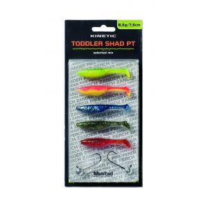 Kinetic Toddler Shad PT 7.5 cm [8.5 g] betesset selected mix 2+5-pack