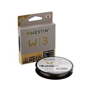 Westin W3 flätlina smokey grey 0.165 mm x 150 m (7.9 kg/17 lb)