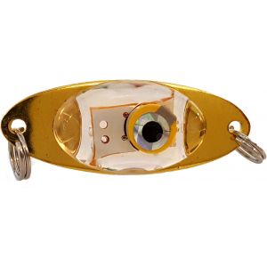 Wiggler Landöblink 5 cm [10 g] guld, vit/röd/grön led, 1-pack