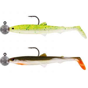 Westin BullTeez R 'N R med 4/0 krok 9.5 cm [7 g] dark water mix 5 2-pack