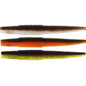 Westin Ned Worm 9 cm [5 g] dark water mix 6-pack