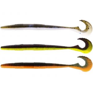 Westin Swimming Worm 13 cm [5 g] dark water mix 7 5-pack