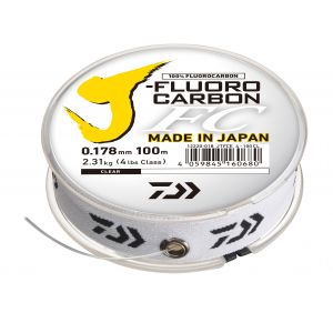 Daiwa J-fluorocarbon lina clear 8 lb/4.48 kg 0.254 mm x 100 m