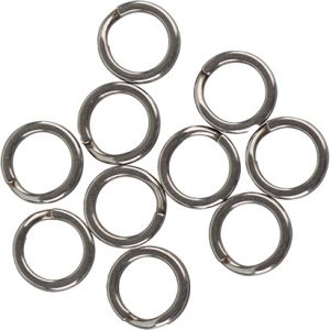 Savage Gear Splitring i smidd rostfri stål 88 kg silver 16 mm 10-pack
