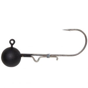 Savage Gear Tungsten Ball jiggskalle med #3/0 krok [18 g] mattsvart 1-pack