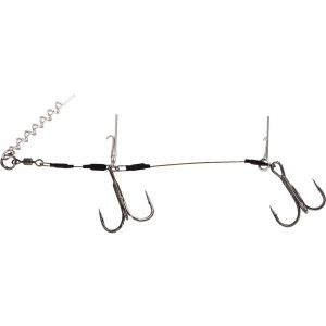 Westin Shallow stinger [Double] med 12 cm vajer 40.8 kg & 1/0 krokar 2-pack