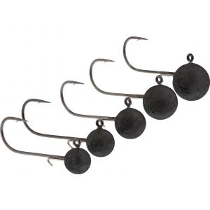 Westin Micro tungsten jiggskalle med #4 krok [2.5 g] svart 3-pack