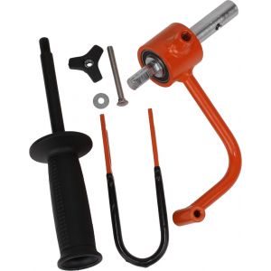 Hurricane Auger Adapter for ice drill with pin