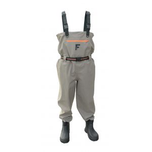 Fladen RockGrip waders with EVA boot (patterned sole) grey/black