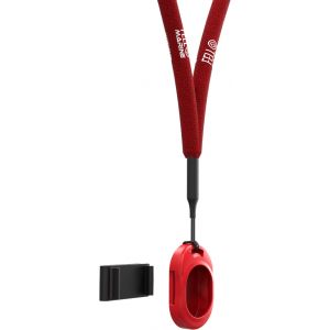 MOB+ WiMEA xTAG halsband/klips-set röd