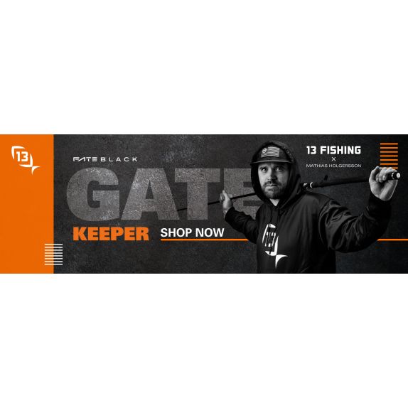 13 Fishing Fate Black GateKeeper baitcasting rod 9'1" 100-300 g