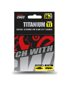 CWC Titanium No-Kink tafsmaterial svart