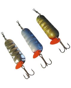 Abu Garcia Atom 6 cm [20 g] silver, blå/mörk, gul abborre 3-pack
