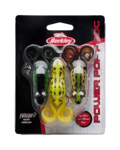 Berkley Power Pop Frog 6 cm [10 g] ytbeteskit 3-pack