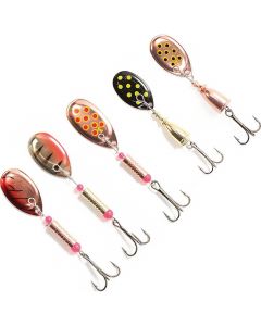 Daiwa M-Spin Caster Kit 2 spinnarkit [4 g & 6.5 g] 5-pack