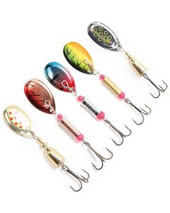 Daiwa M-Spin Caster Kit 4 spinnarkit [10 g & 12 g] 5-pack