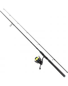 Daiwa Strikeforce haspelset 8' 10-40 g inkl. J-Braid X4 0.17 mm