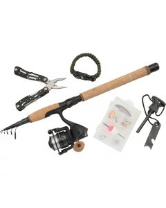 Abu Garcia Diplomat Wilderness Survival Tele haspel-/tillbehörsset 7' 2-10 g inkl. nylonlina