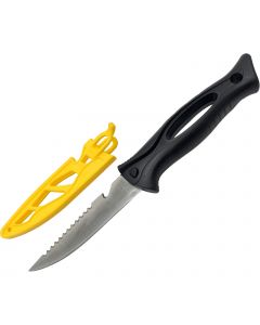 FJ Gear Allround fiskkniv med plastfodral 9.6 cm