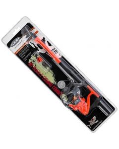 Fladen Vildmark Start teleskop-/haspelset 5'11" 5-20 g [orange] inkl. spinnare & nylonlina