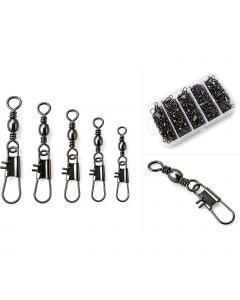 Bigg Fish Beteslås med lekande [3.2-5 cm] svart 200-pack