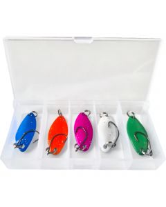 FJ Gear Regnbåge & Öring skeddragskit 3.2 cm [3 g] blandade färger 5-pack