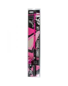 Fladen Fight Junior inkapslat set 3'11" 5-20 g [rosa] inkl. nylonlina