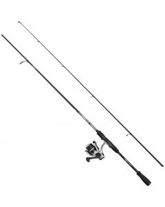 Abu Garcia Max X haspelset grå/svart 5'6" 2-12 g inkl. flätlina