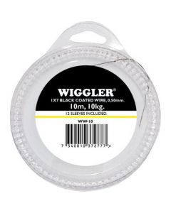 Wiggler tafsvajer plastbehandlad svart 10 m