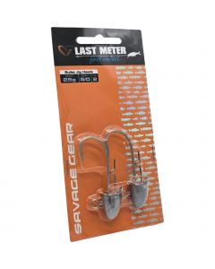 Savage Gear Bullet jiggskalle med krok silver
