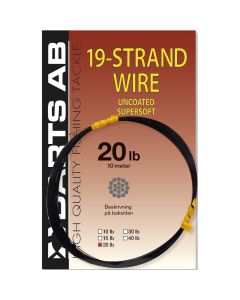 Darts 19-Strand Wire Uncoated Supersoft brun 10 m
