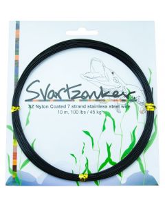 Svartzonker 7-Strand Nylon Coated wire svart 10 m