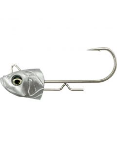 Savage Gear Minnow Tail jiggskalle silver 3-pack