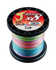 Daiwa J-Braid Grand X8 flätlina multi color 500 m