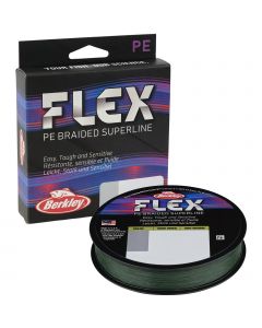 Berkley Flex flätlina moss green 275 m