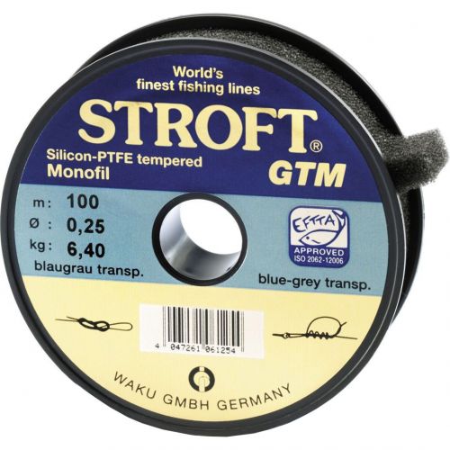 Stroft GTM nylonlina/tafsmaterial ljusgrå